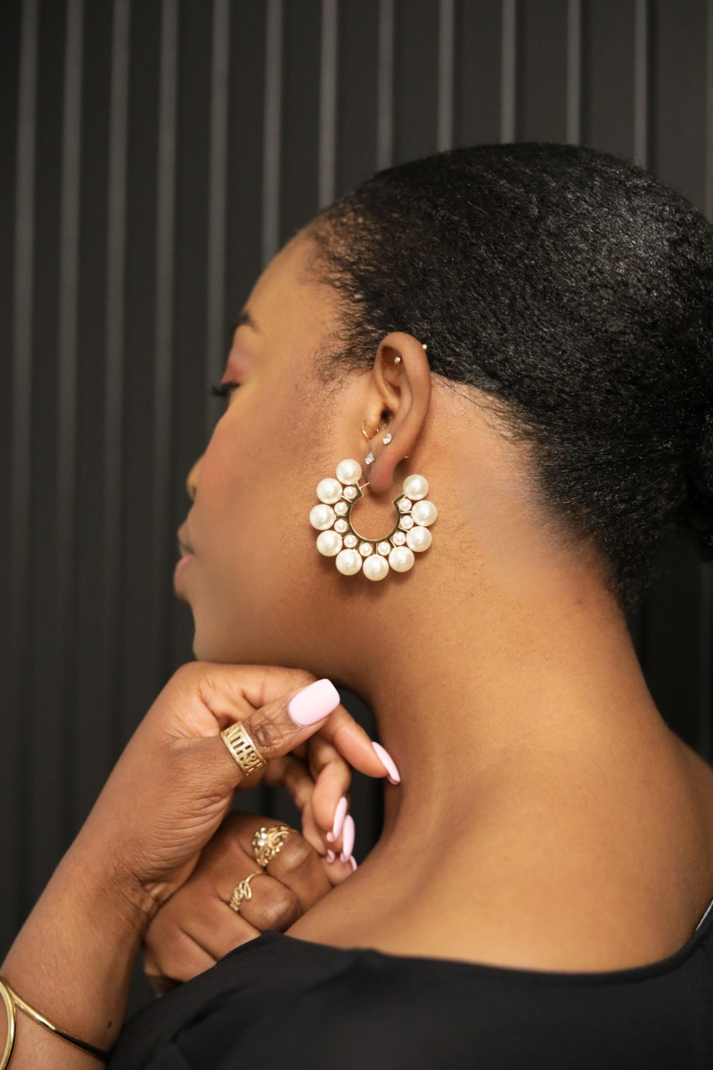 Pearla Hoop Earrings
