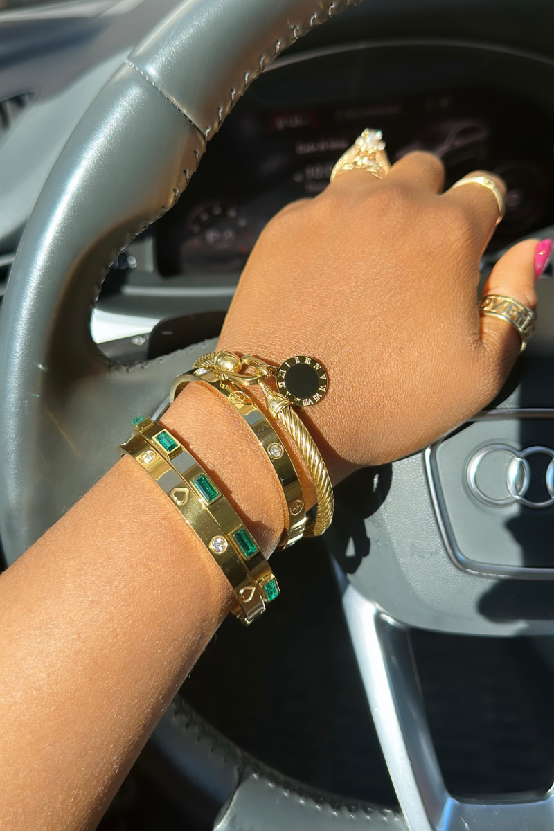 Lauryn Bangle Stack TASI JEWELS