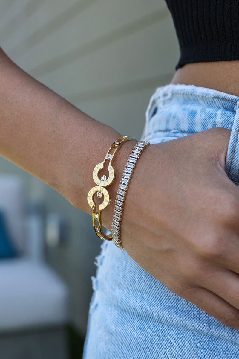 Cece Cuff Bangle TASI JEWELS