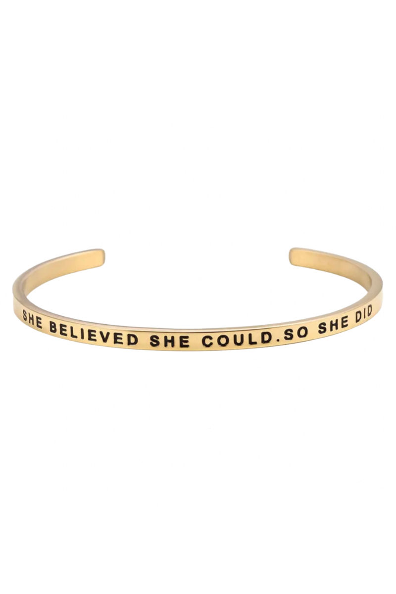 Believe Cuff Bangle